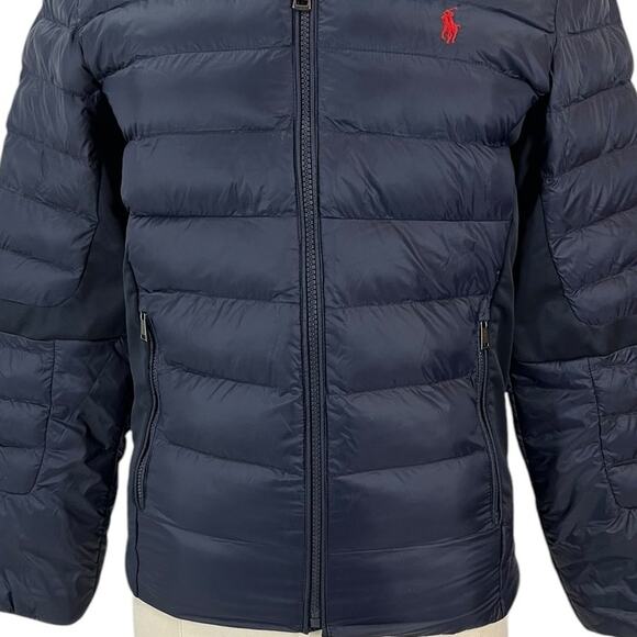 POLO RALPH LAUREN Performance Navy Light Weight Puffer Jacket SZ XS - Picture 4 of 13